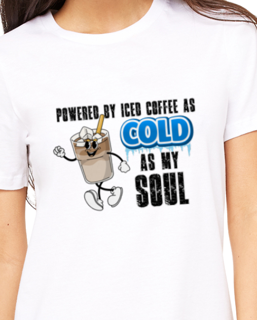 Adult T-Shirt -- Iced Coffee
