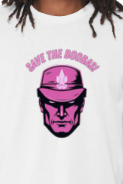 Adult T-Shirt -- Save the boobas!