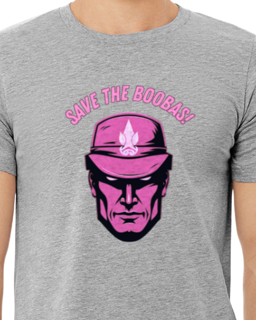 Adult T-Shirt -- Save the boobas!