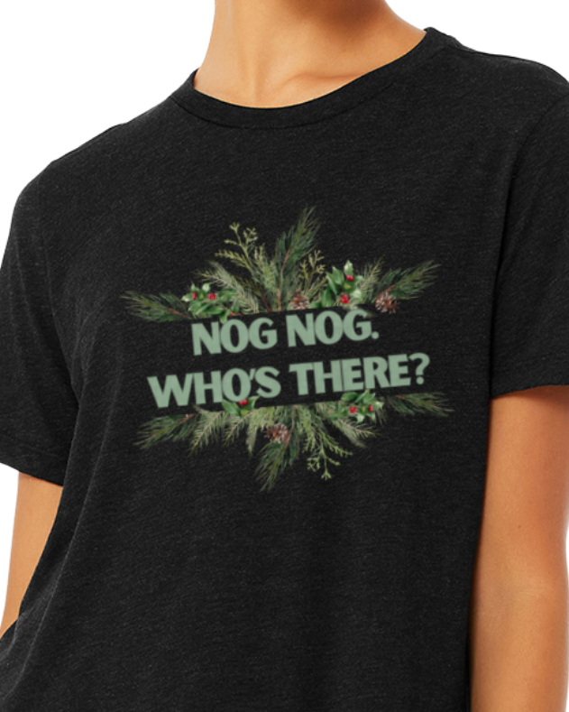 HOLIDAY Adult t-shirt -- Nog Nog