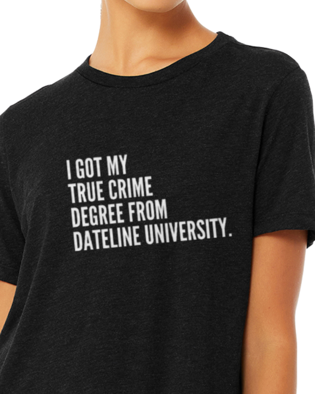 Holiday Special Womens t-shirt - True Crime Degree