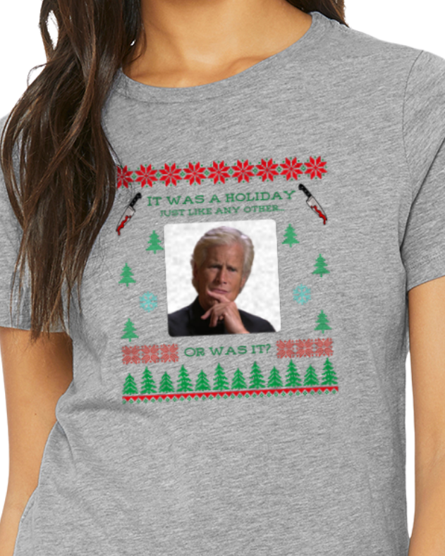 HOLIDAY Womens t-shirt -- Holiday Mystery