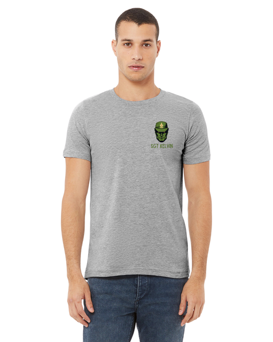 Mens T-shirt — Sgt Kelvin Logo