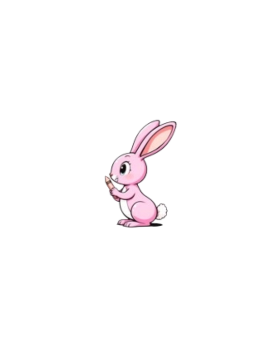 Sticker Mrs. K Bunny DTF-UV