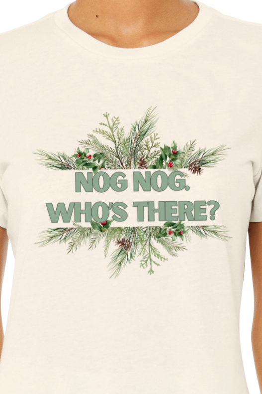 HOLIDAY Womens t-shirt -- Nog Nog