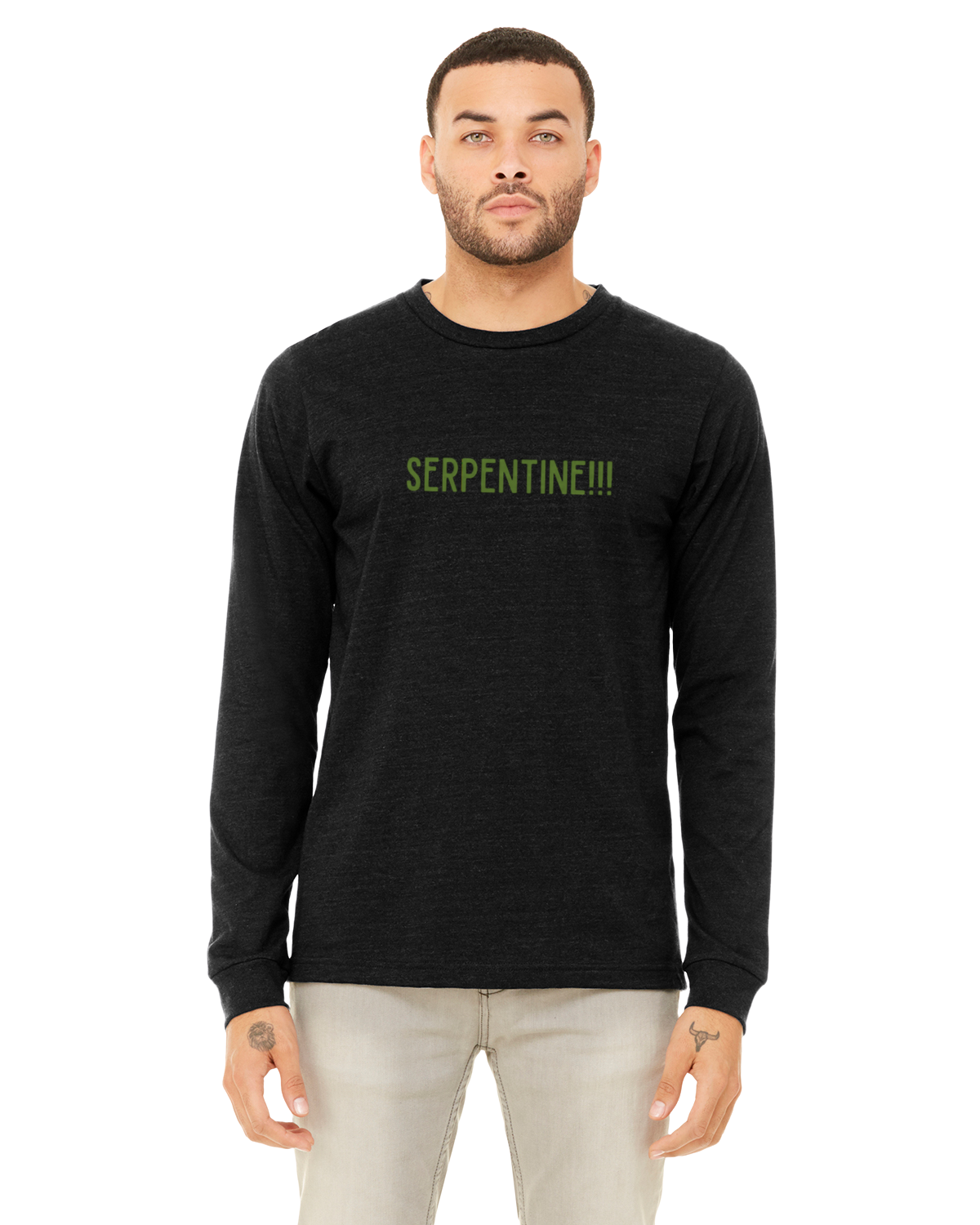 Adult unisex long sleeve shirt -- Serpentine