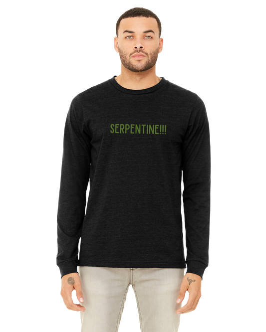 Adult unisex long sleeve shirt -- Serpentine