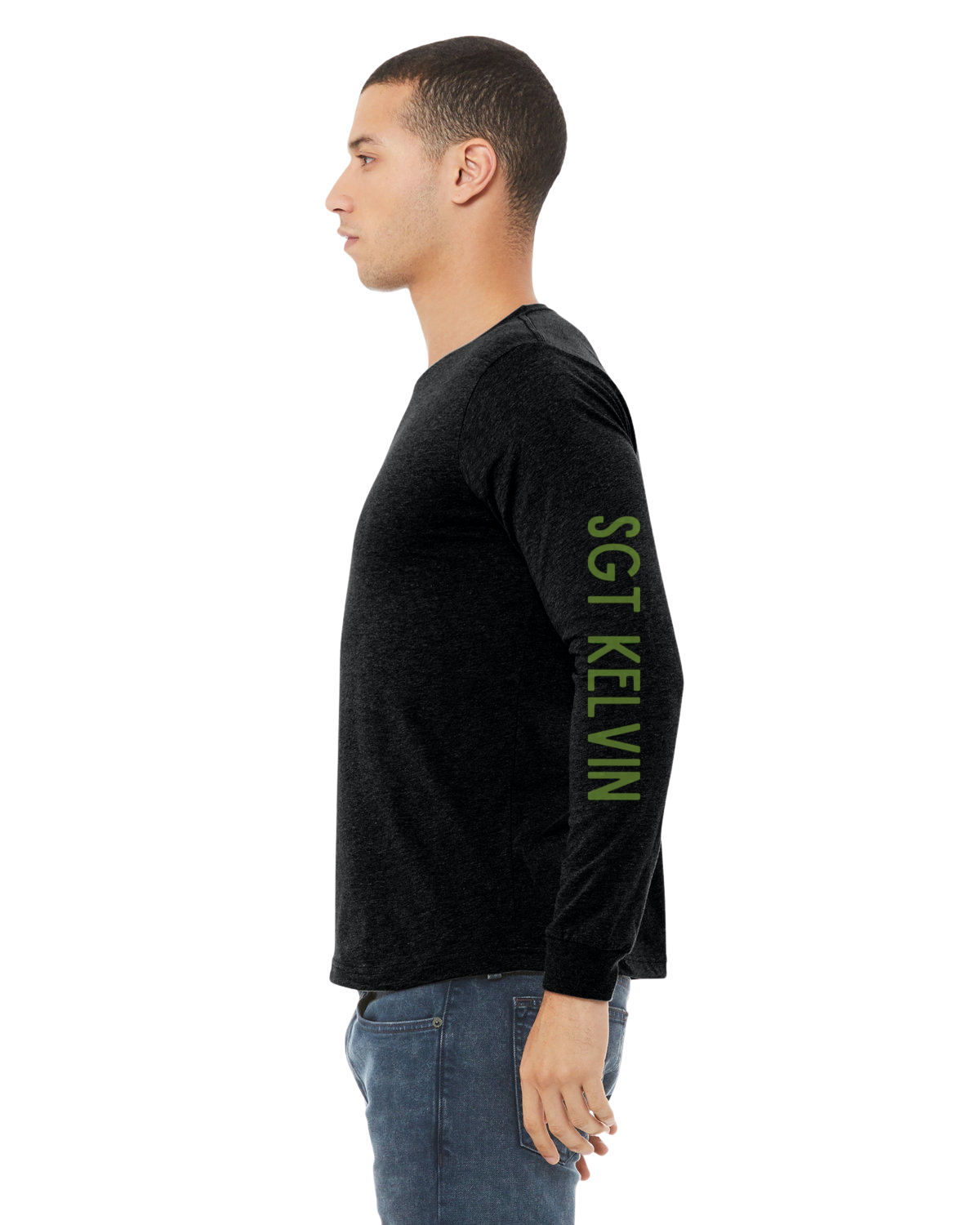 Adult unisex long sleeve shirt -- Sgt Kelvin